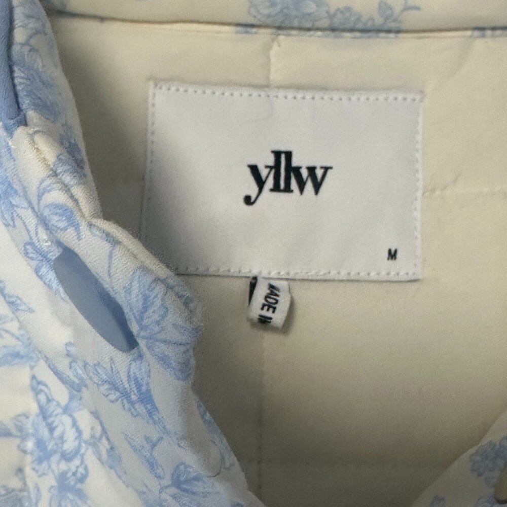 NWOT - YLLW Amelia Quilted Convertible Jacket — Blue Toile - Size M - $100 - Picture 6 of 7